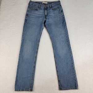 Levi's Jeans Men's 30x32 (Fits 30x31) Signature Straight Blue Stretch Strauss